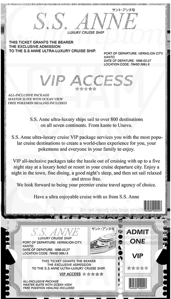 SS Anne Ticket image 3